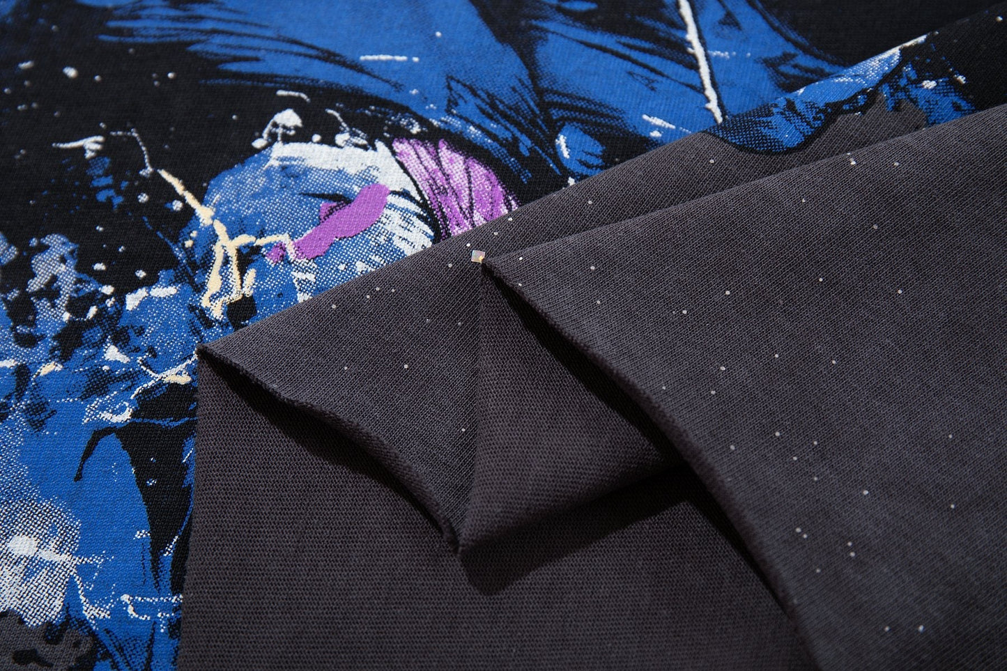 BKYS Revival Rhinestone Portrait Graphic T-Shirt — detail