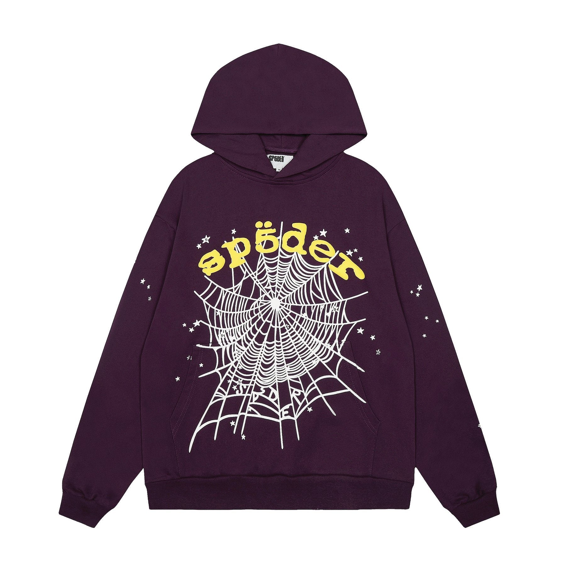 Sp5der Spiderweb Graphic Hoodie & Sweatpants Set — front
