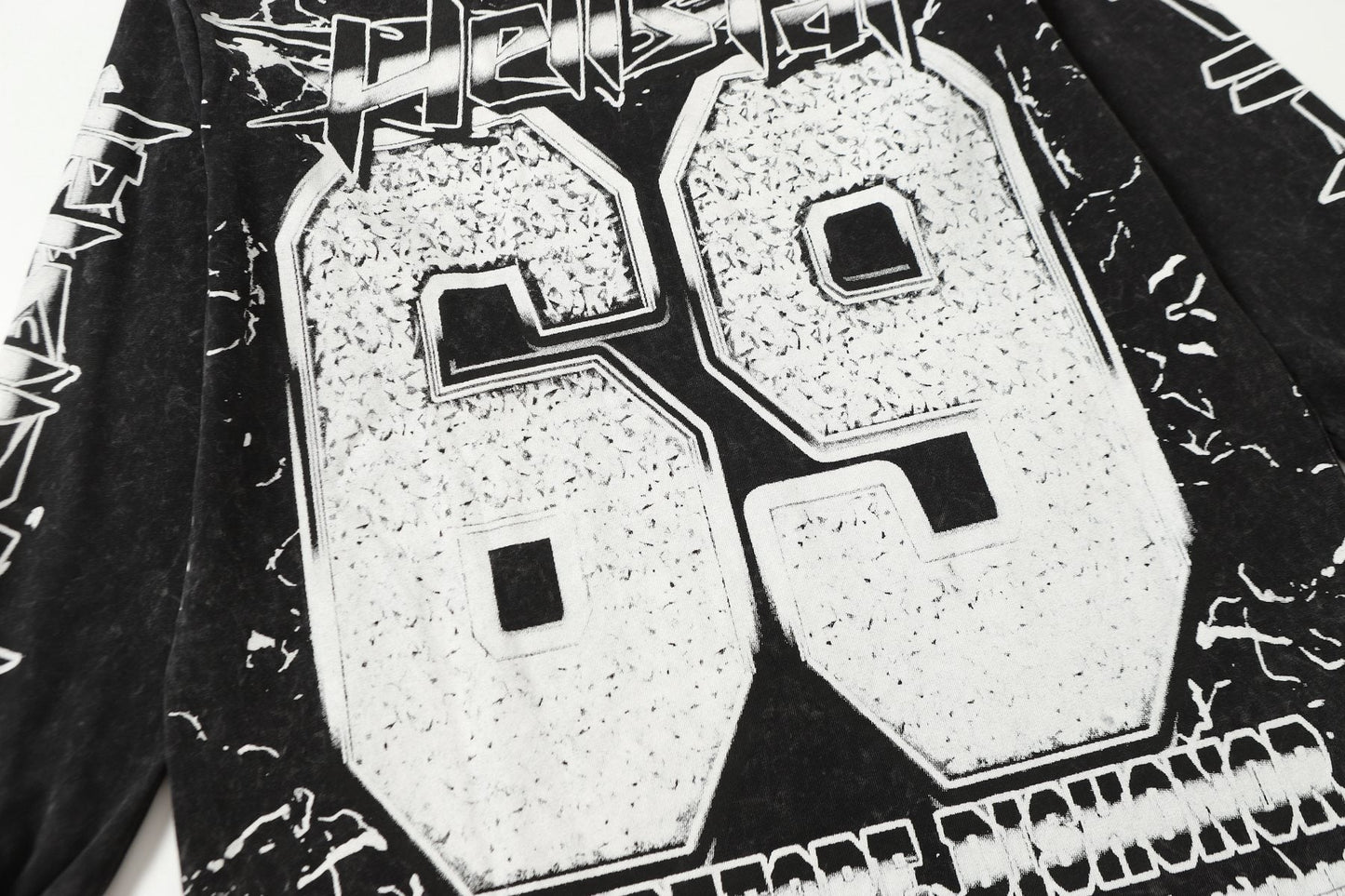 Hellstar Skull 69 Graphic Long-Sleeve T-Shirt — detail