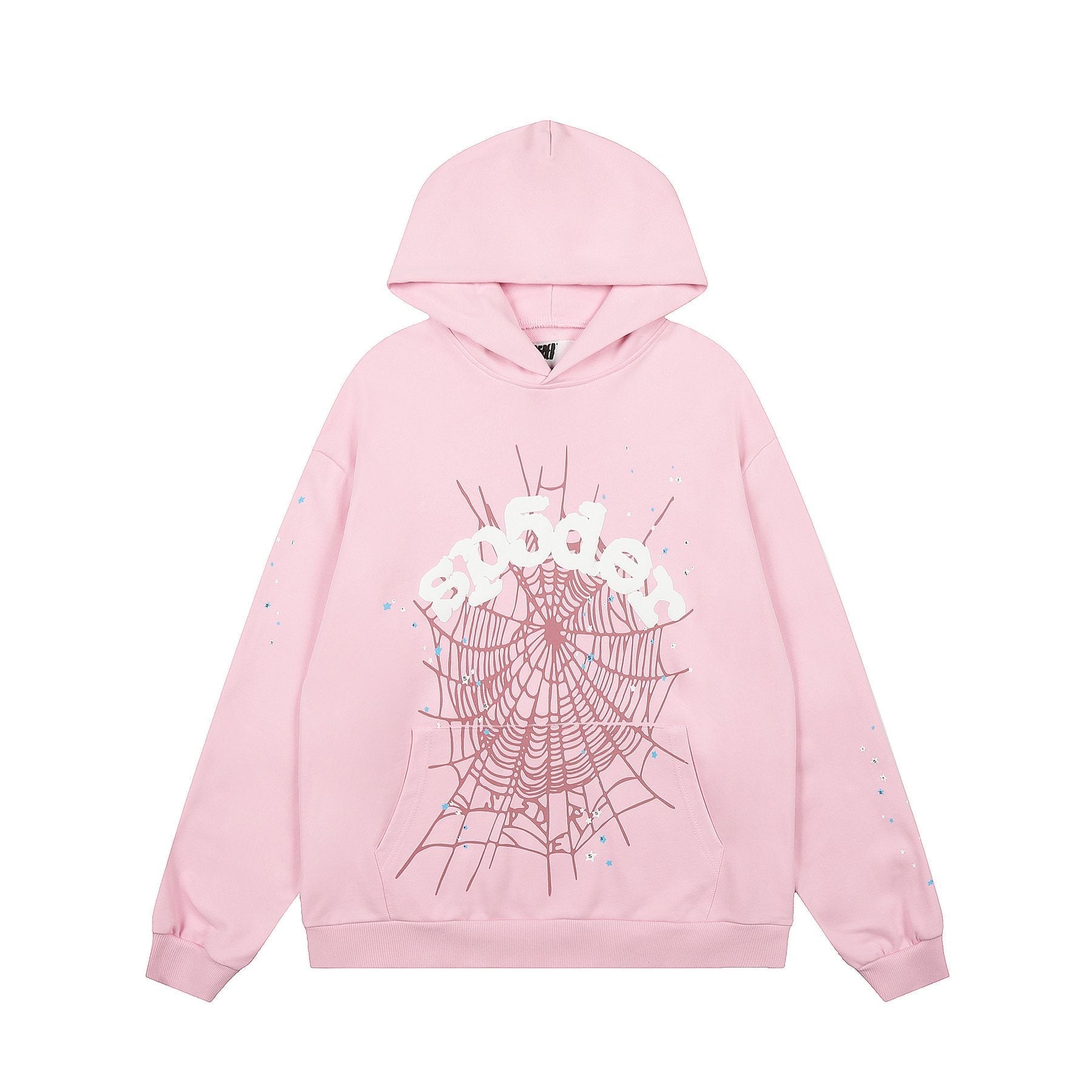 Sp5der Spiderweb Graphic Pullover Hoodie — hero