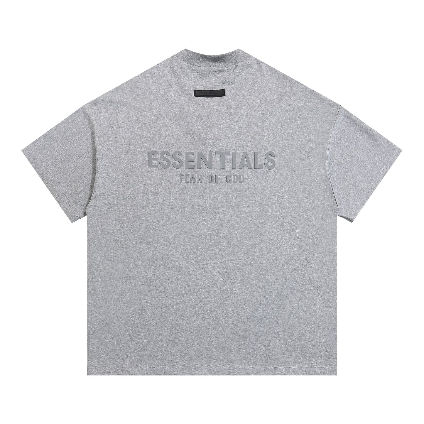 ESSENTIALS V-Notch Back Wordmark T-Shirt — back