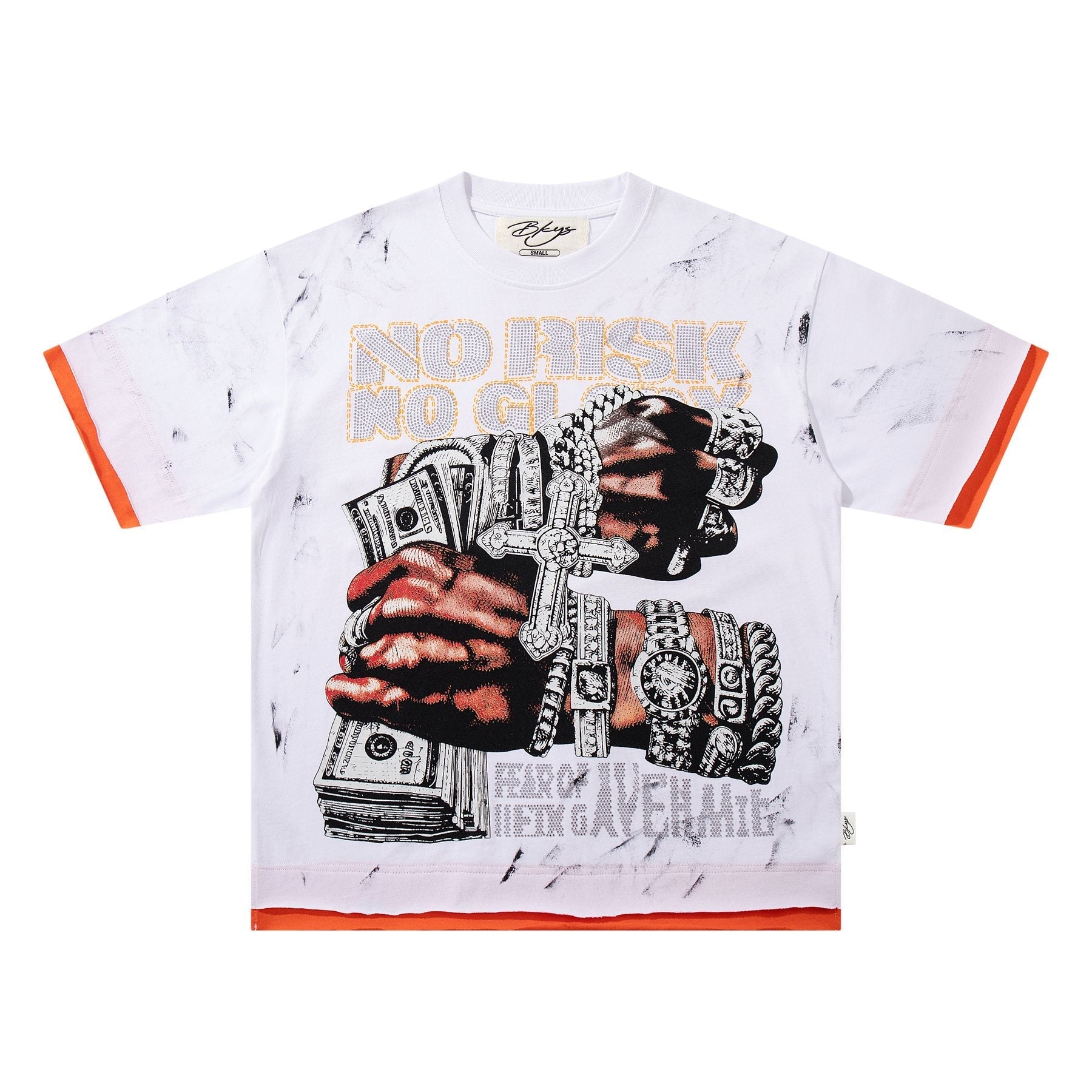 BKYS Revival No Risk No Glory Graphic T-Shirt — front