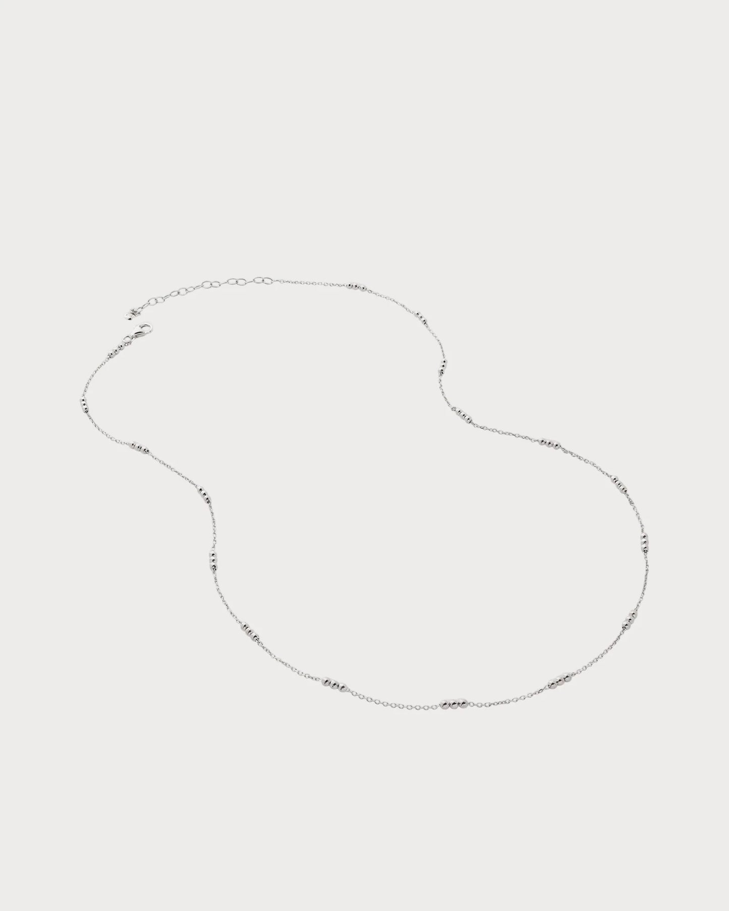 MONICA VINADER Triple-Beaded Sterling-Silver Choker Necklace(Silver)