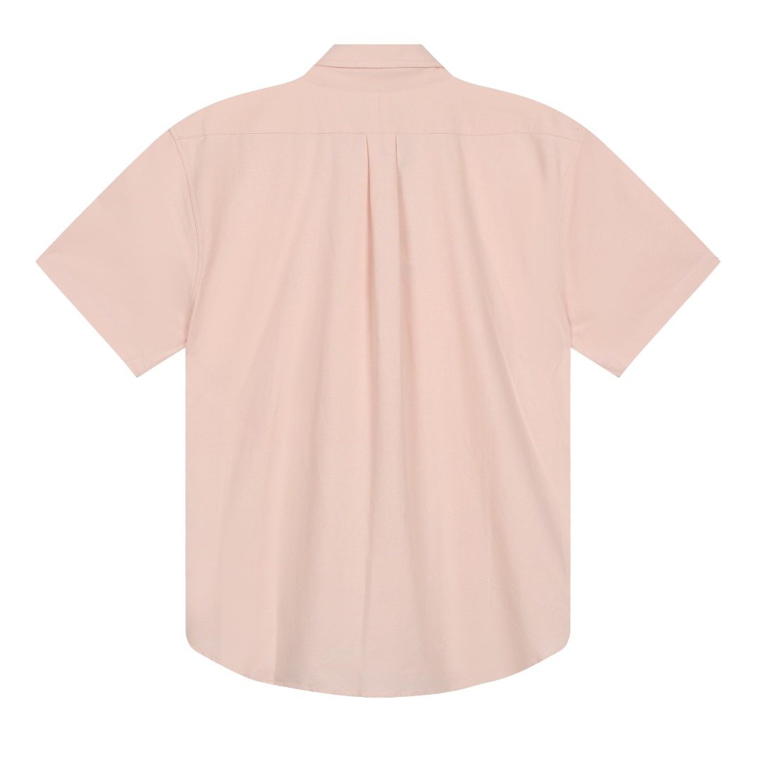 Test2-Ralph Lauren Cotton Oxford Short-Sleeve Button-Down Shirt — back