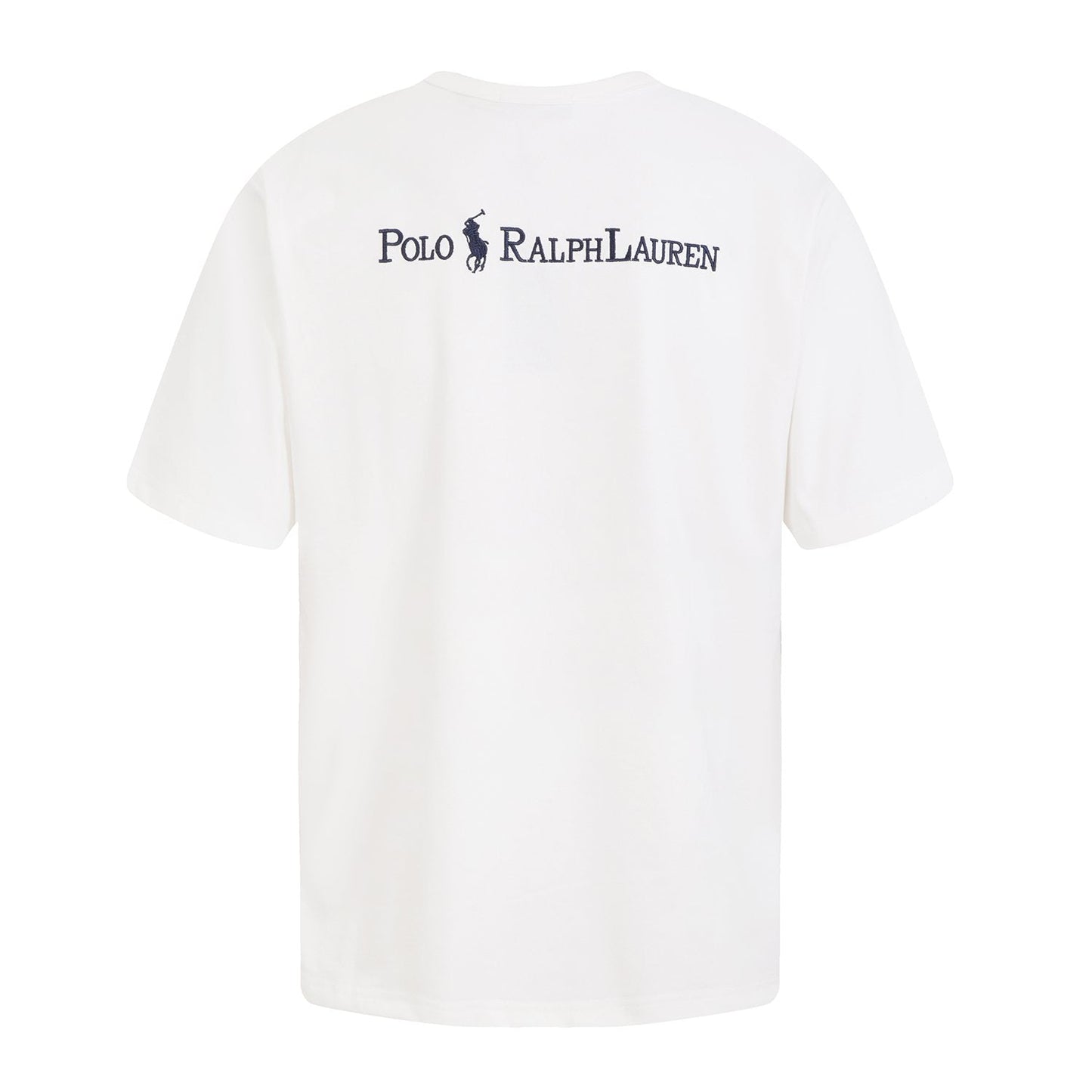 Test2-Ralph Lauren Embroidered Letter Relaxed Crewneck T-Shirt — back