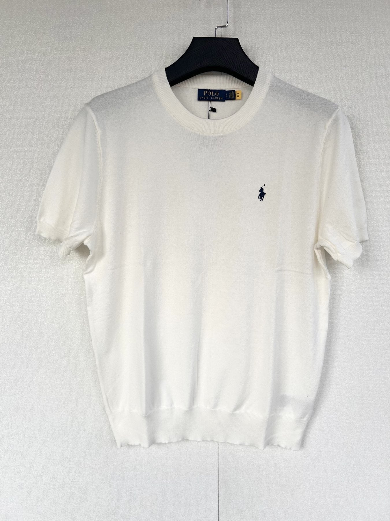 Test2-Ralph Lauren Lightweight Short-Sleeve Knit Top — front